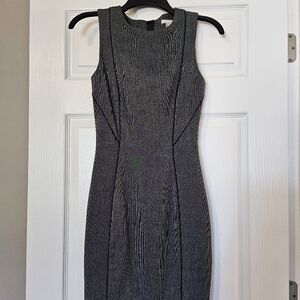 Modern Classic Grey Cocktail Dress